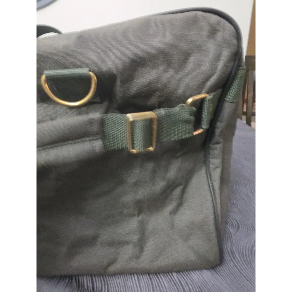 Vintage Ricardo Beverly Hills Forest Green Travel Duffel Bag Overnighter...